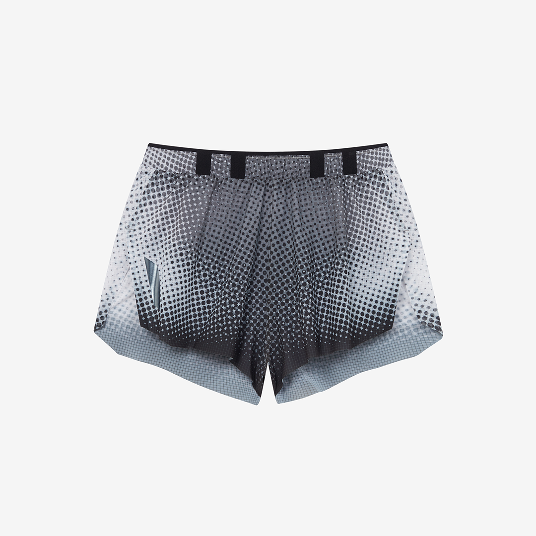Soar Men's Marathon Shorts "Black/White Dot"