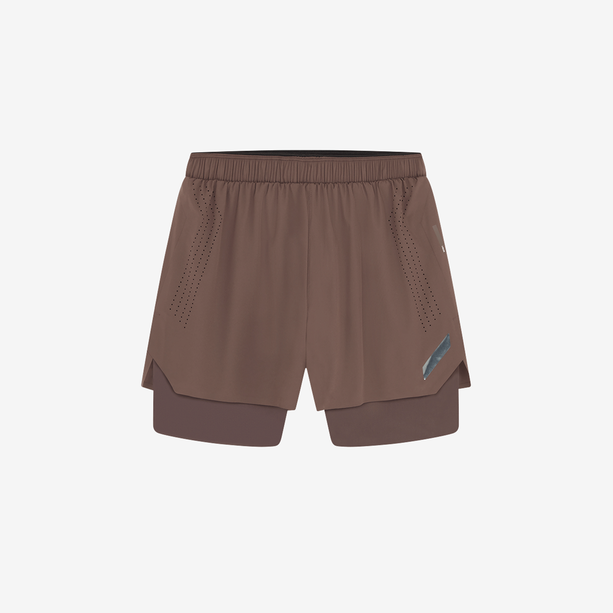 Soar Men's Dual Run Shorts "Dark Grey"