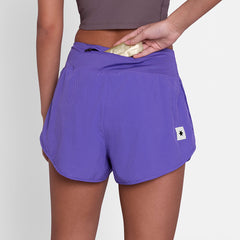 Saysky Women's Pace Shorts 3" "Purple Zig Zag"