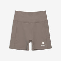 Saysky Women's Combat+ Rib Short Tights 4" "Taupe"