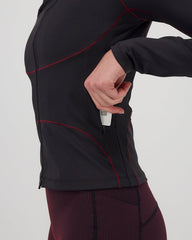 Bandit Women's Stamina™ Corset 2-Way Zip Jacket "Black/Fig"