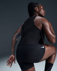 Nike Women's NK Aeroswift DFADV Crop Tank Top "Black"