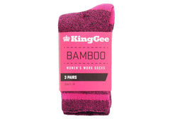 3 Pairs of King Gee Womens Bambo Work Socks