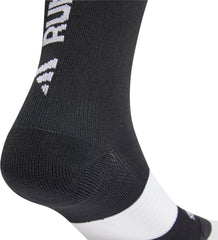 adidas Run X Graphic Running Socks - Black