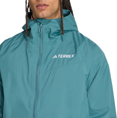 adidas Terrex Multi 2L Rain.RDY Mens Walking Jacket - Green