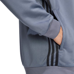 adidas Tiro 25 Essentials Half Zip Hooded Long Sleeve Mens Training Top - Grey