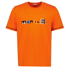 Writing Logo T-Shirt Orange