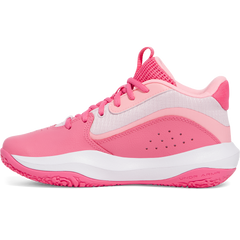 Big Kids' Under Armour Lockdown 7 Basketball Shoes "Pink"